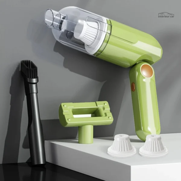 Modèle sans fil d'aspirateur voiture, 6000 Pa, pratique et léger