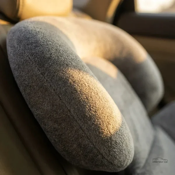 Coussin voiture bébé gris confortable et sécurisant