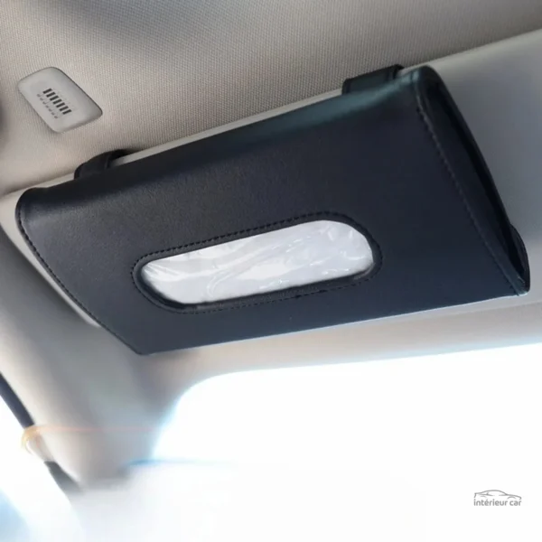 Boîte à mouchoirs design pour pare soleil automobile