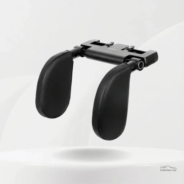 Accessoire de sécurité voiture pour tête d'enfant en tissu noir
