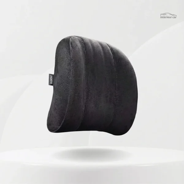 Cale tête voiture style daim noir pour adulte