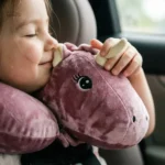 Cale tête doux pour voiture, motif licorne coloré