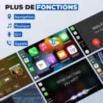 Connectivité Carplay sans fil pour tous les véhicules