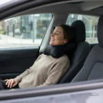 Accessoire auto confort sciatique forme os en noir