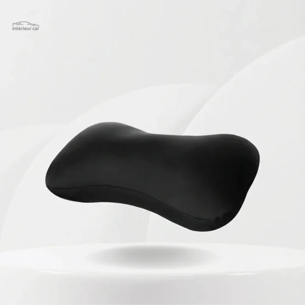 Coussin noir pour siège voiture, soutien lombaire sciatique
