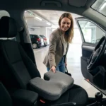 Coussin fessier pour un soutien optimal en voiture