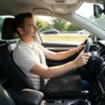 Coussin anti escarre noir, parfait pour un usage en voiture