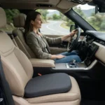 Confort de conduite avec coussin en mousse à mémoire