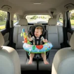 Coussin bébé activités voiture - Arche d'éveil