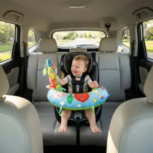 Coussin bébé activités voiture - Arche d'éveil