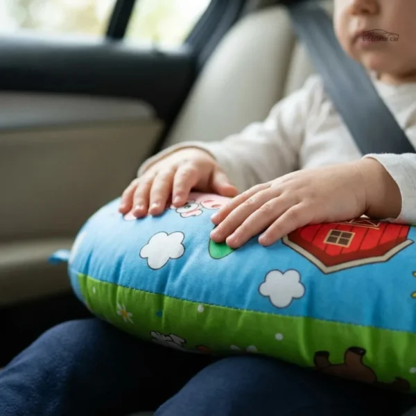 Coussin d'éveil pour bébé avec design ferme