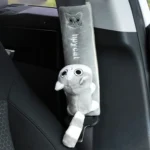 Coussin de confort peluche pour trajet en voiture