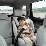 Coussin ceinture voiture nounours effet mouton blanc