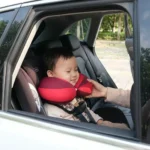 Accessoire auto pour enfant, coussin cervical bicolore