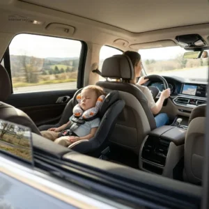Coussin bébé voiture motif renard pour un confort optimal