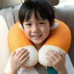 Coussin voiture enfant en forme de chien