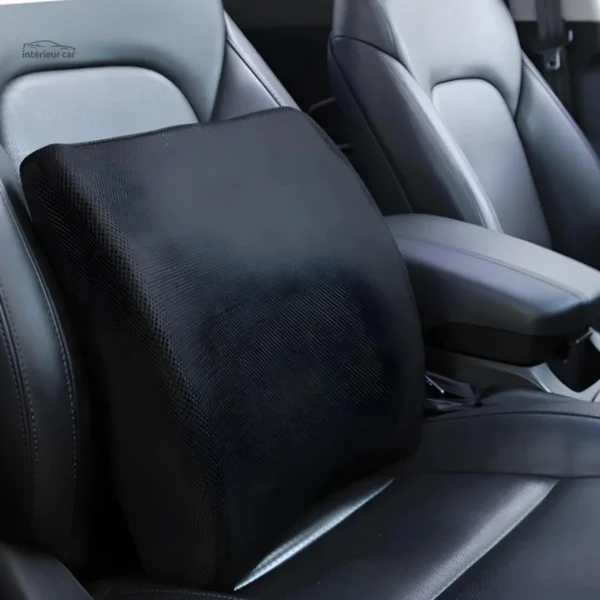 Accessoire de confort auto, coussin ergonomique pour le dos