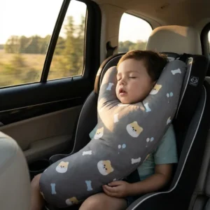 Coussin de voyage pour enfant, design chien