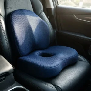 Coussin dossier auto confortable en tissu maille