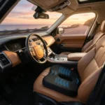 Coussin fessier voiture ergonomique noir antidérapant