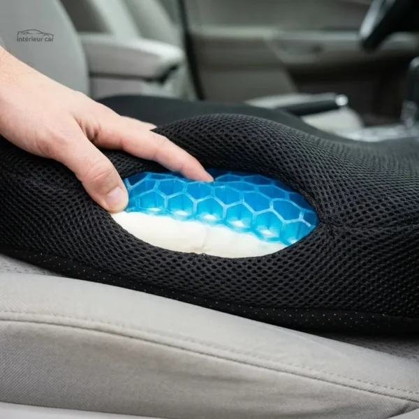 Coussin auto Nid d'Abeille pour soulagement lombaire