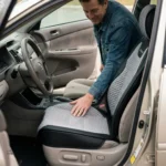 Couvre siège voiture, coussin matelassé ergonomique