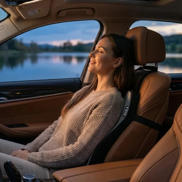 Support lombaire ajustable pour trajet en voiture