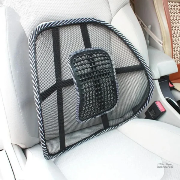 Accessoire auto avec billes massantes pour le soutien dorsal