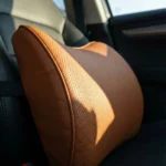 Coussin lombaire ergonomique en cuir perforé pour auto