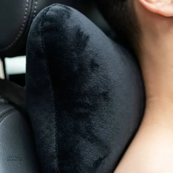 Coussin de soutien pour le cou en velours pour conducteur