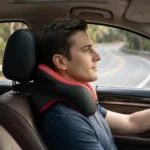 Oreiller de voiture ergonomique bicolore pour soutien lombaire