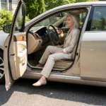 Coussin pivotant voiture avec rembourrage circulaire