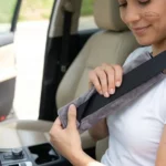Accessoire de sécurité véhicule, coussin ceinture confort