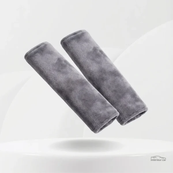Coussin voiture pour protection de ceinture, design velours