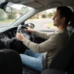 Rehausseur de siège automobile en tissu matelassé
