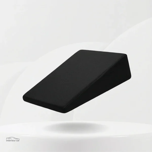 Réhausseur de siège noir, ergonomie automobile