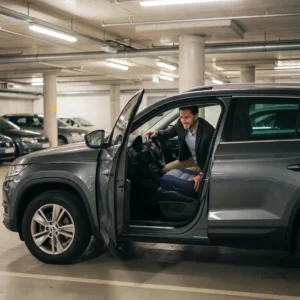 Rehausseur voiture adulte, style bicolore et matériau aéré