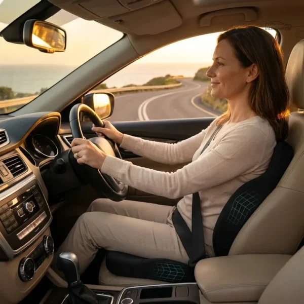 Accessoire de confort auto ergonomique pour sciatique