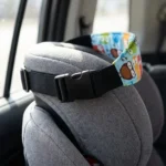 Coussin bébé pour voiture, motif hiboux joyeux et coloré