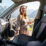 Coussin anti vibration pour sécurité auto