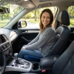 Coussin voiture confortable contre les douleurs liées aux hémorroïdes