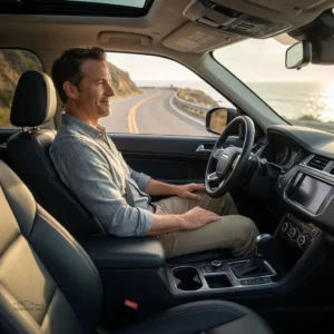 Coussin voiture ergonomique à mémoire de forme pour sciatique