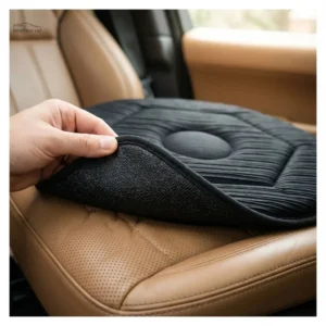 Coussin pivotant voiture avec motif hexagonal moderne
