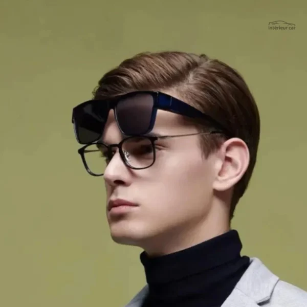 Protection anti-éblouissement avec lunettes de soleil