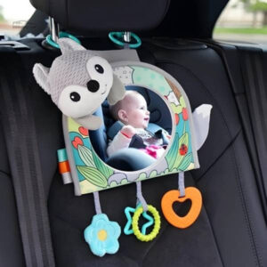 Miroir de voiture pour surveiller bébé en toute sérénité