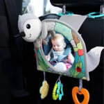 Miroir Plushy™ pour une vue claire de bébé à l'arrière