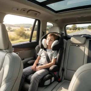Oreiller de voyage pour enfants, support latéral confortable