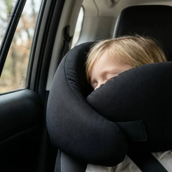 Support de tête pour enfants en voyage, oreiller voiture pratique