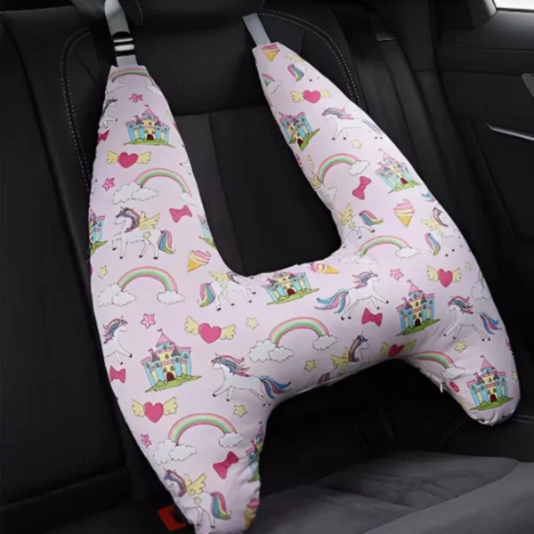 Oreiller CozyPill™ pour un sommeil paisible en voiture