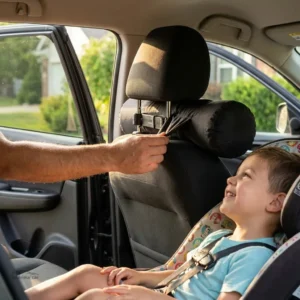 Support latéral pour la tête lors de vos trajets en voiture